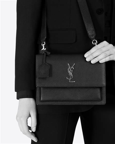 sunset satchel bag ysl